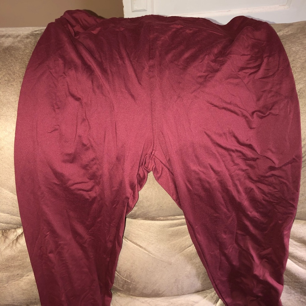 Lularoe T/C leggings brick brown New never worn